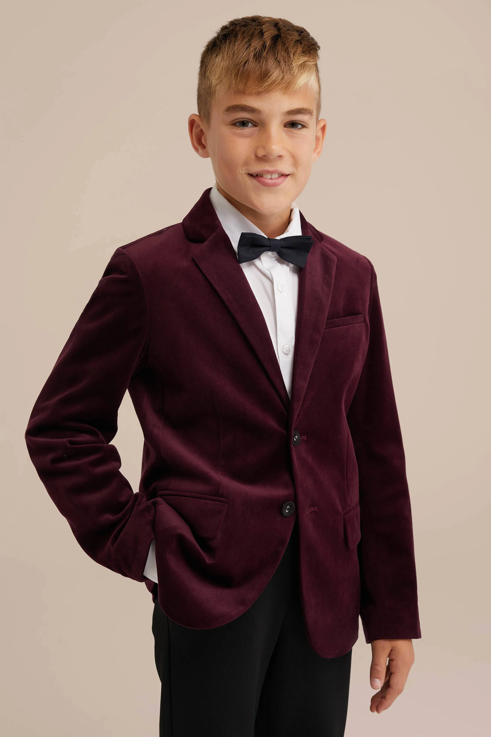 WE Fashion colbert donkerrood
