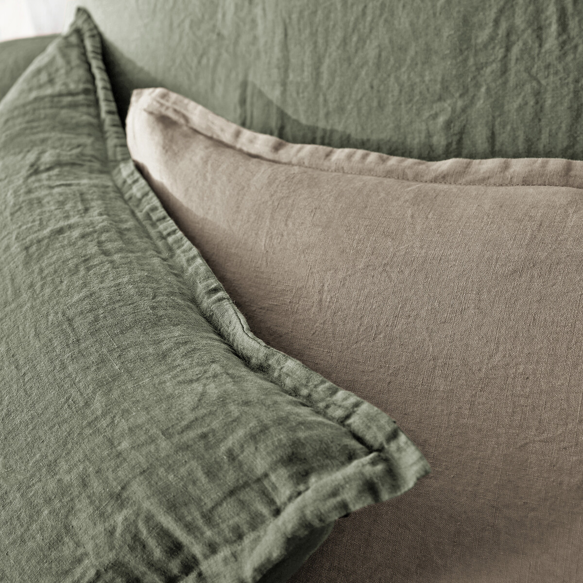 LA REDOUTE INTERIEURS<br>Fronha de linho lavado, Linot