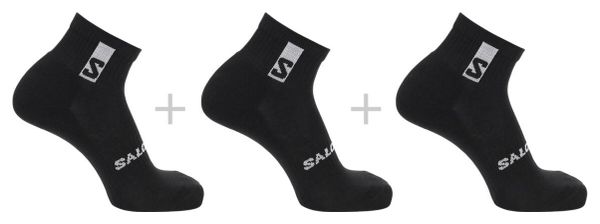 Chaussettes 3 Paires Salomon Everyday Ankle Noir Unisex