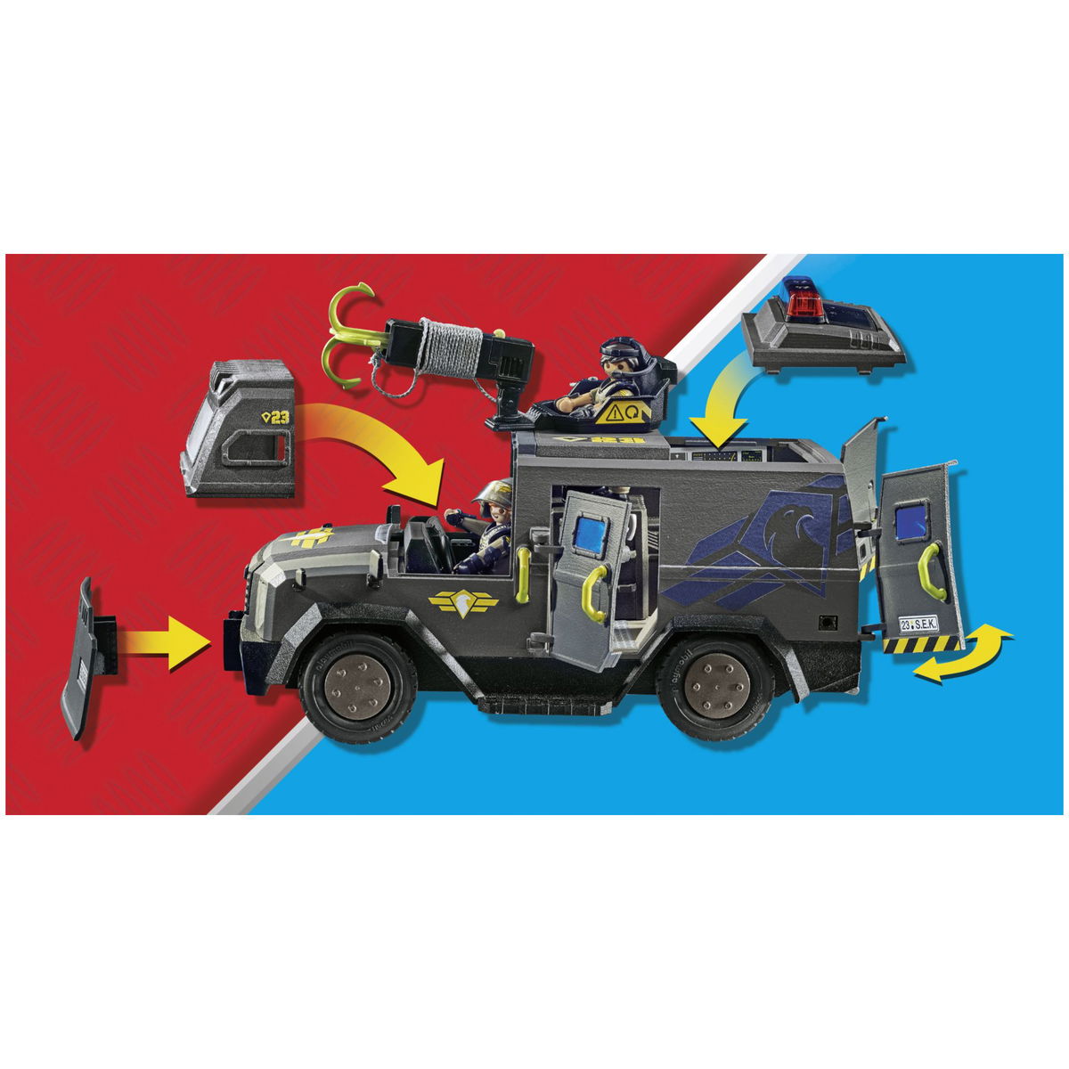PLAYMOBILPLAYMOBIL   City Action 71144 SWAT Geländefahrzeug