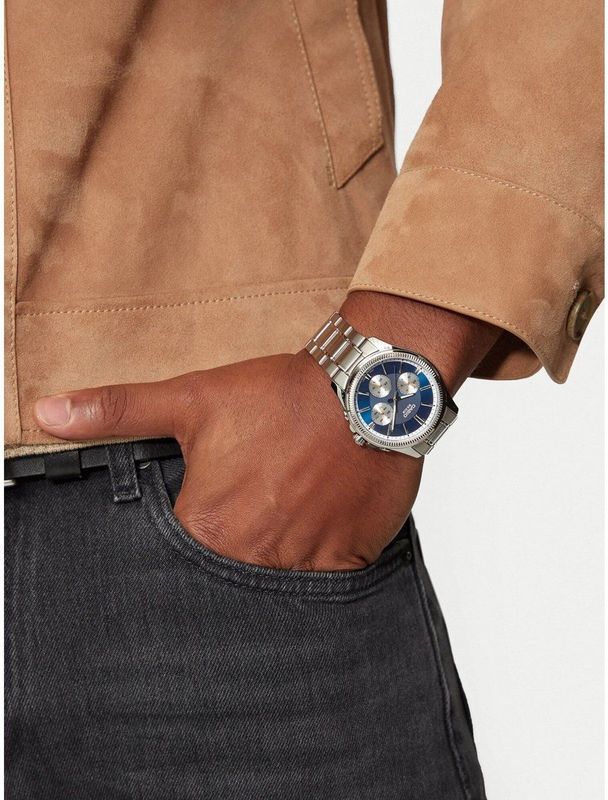 Casio - MTP-1375PD-2A1VEF - Horloge - Blauw - Zilver - Analoog