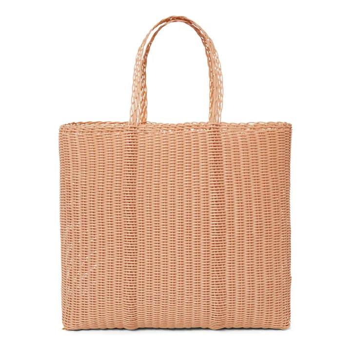 Palorosa Cabas Flat L | Rose pêche