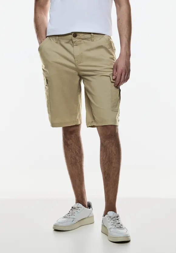 Regular Fit Cargoshorts - rye beige