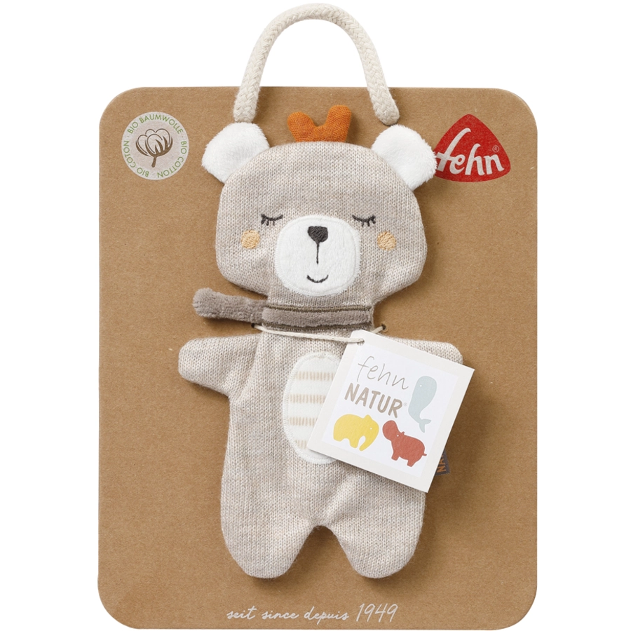 fehn® Knister-Teddy fehnNATUR