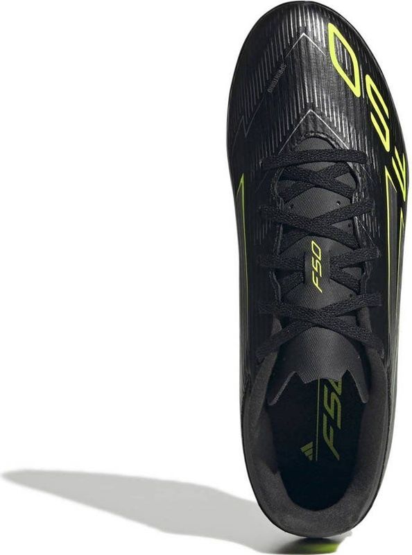 adidas Uniseks-Volwassen F50 CLUB Turf Football Boots, core black/iron met./lucid lemon, 42 EU