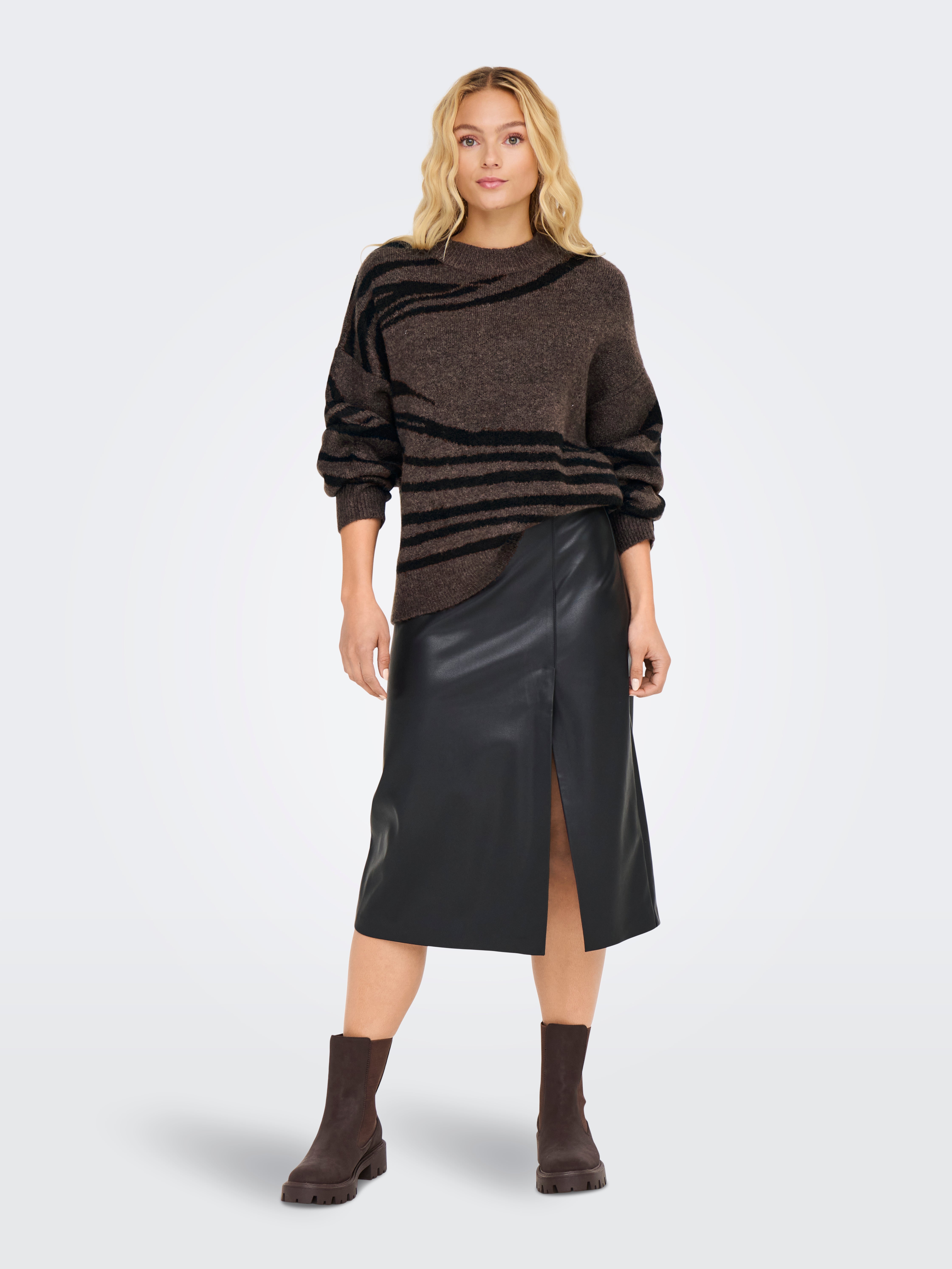 JDYLINCON Strickpullover Chicory Coffee