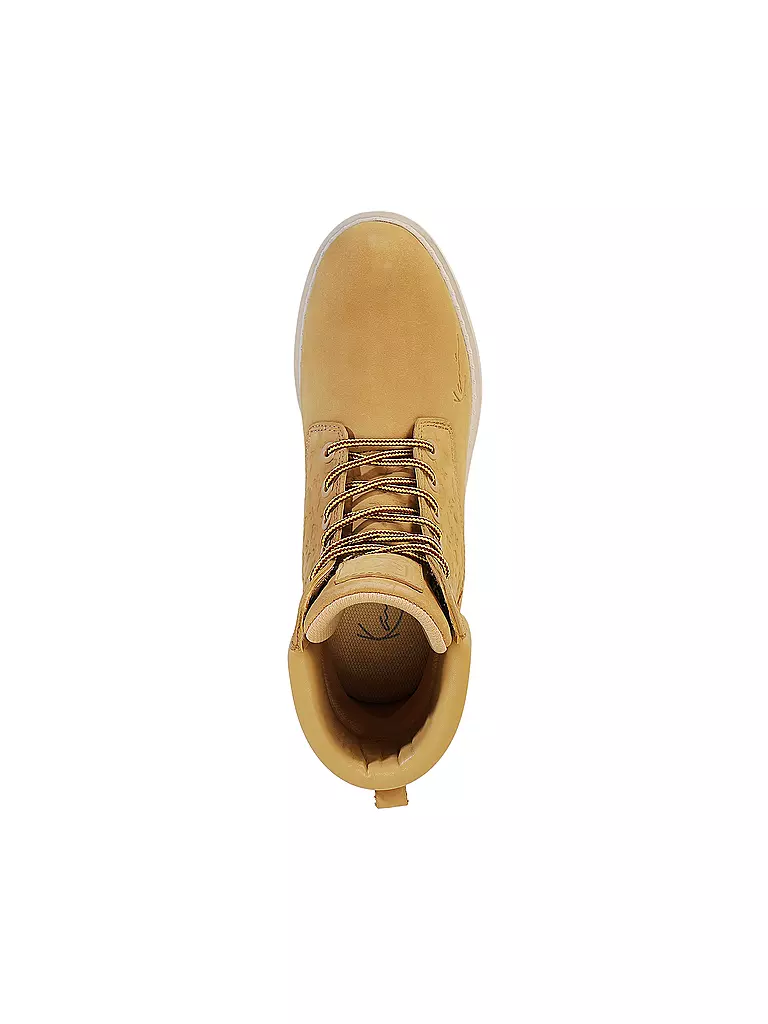 KARL KANI Schnürboots senf