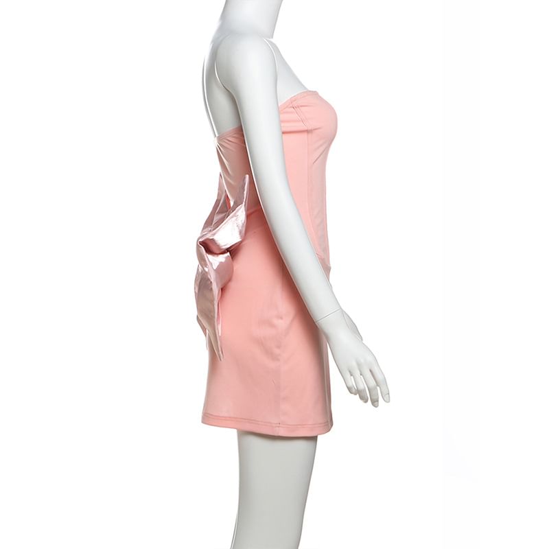 Sugarcoat - Strapless effen mini bodyconjurk