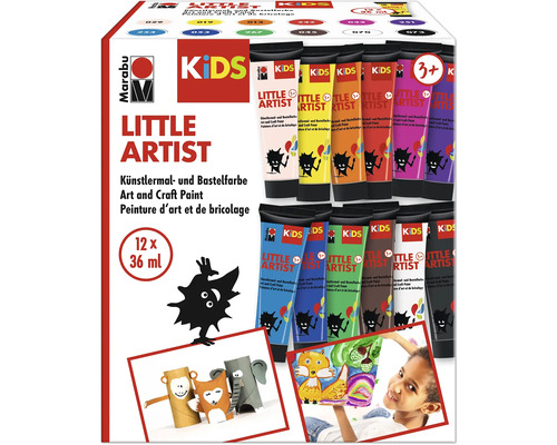 Marabu Kinder T-shirt Diverse Kleuren 12x36 ml
