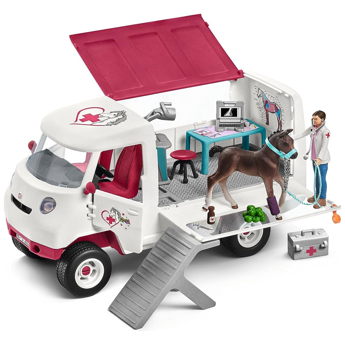 Schleich 72147 - Horse Club - Tierarztbesuch im Stall