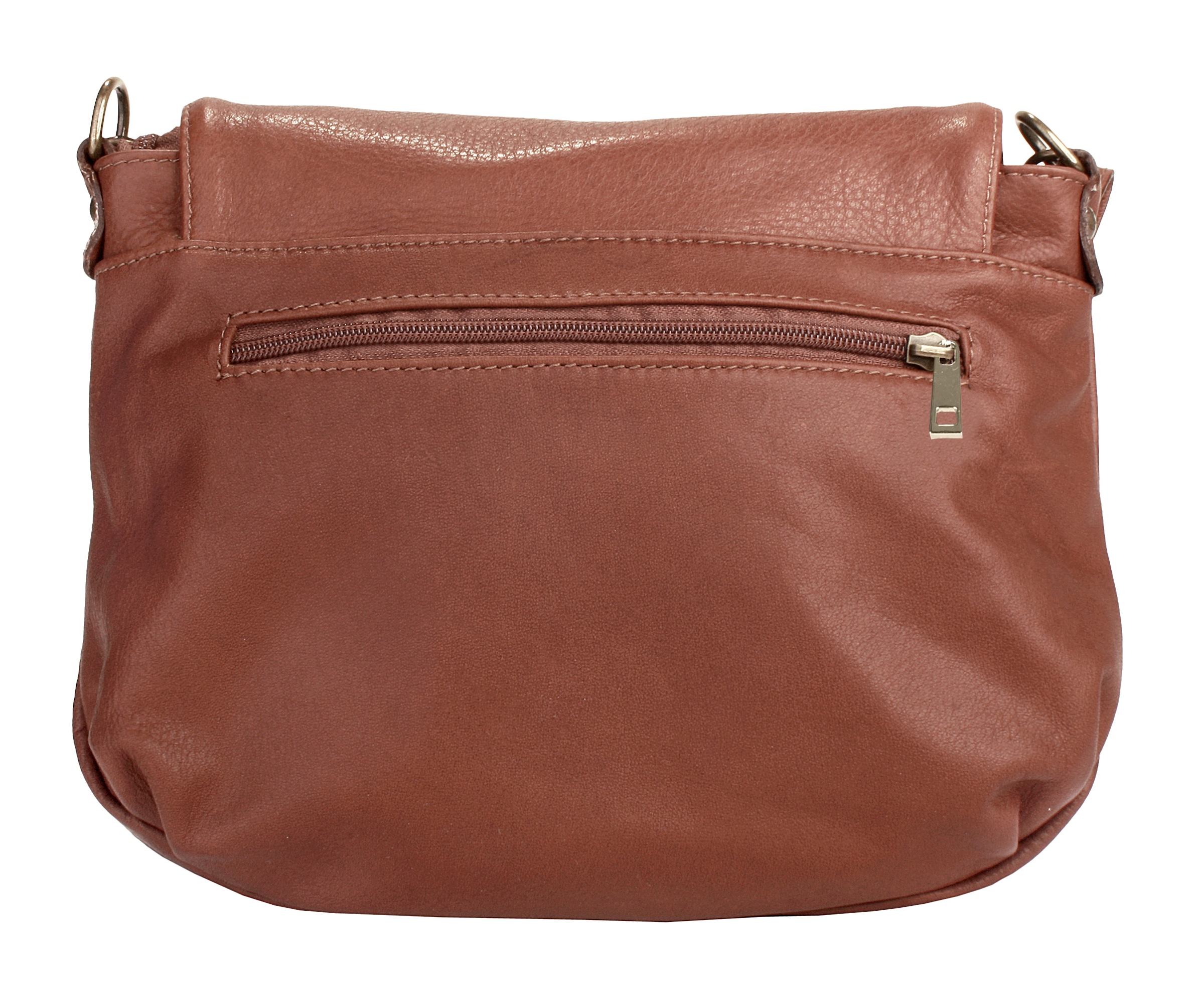 Piké Umhängetasche echt Leder, Made in Italy