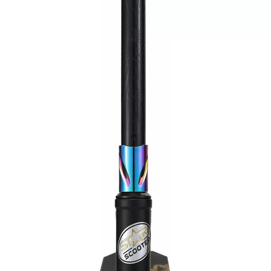 Star Scooter Roller Stunt Trick 120mm Professional schwarz, chrom