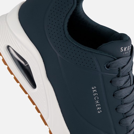 Skechers Uno Stand On Air blauw Imitatieleer