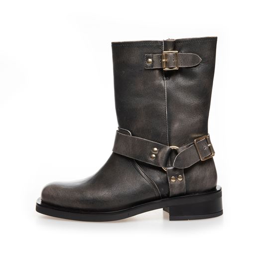 Copenhagen Shoes Heartbeat Støvler, Black/Grey, 39
