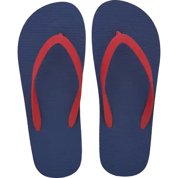 V-Sandale 37 / 38 blau / rot