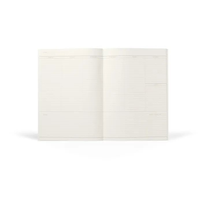 Notem Agenda Hebdomadaire Milo - 26 semaines | Gris clair