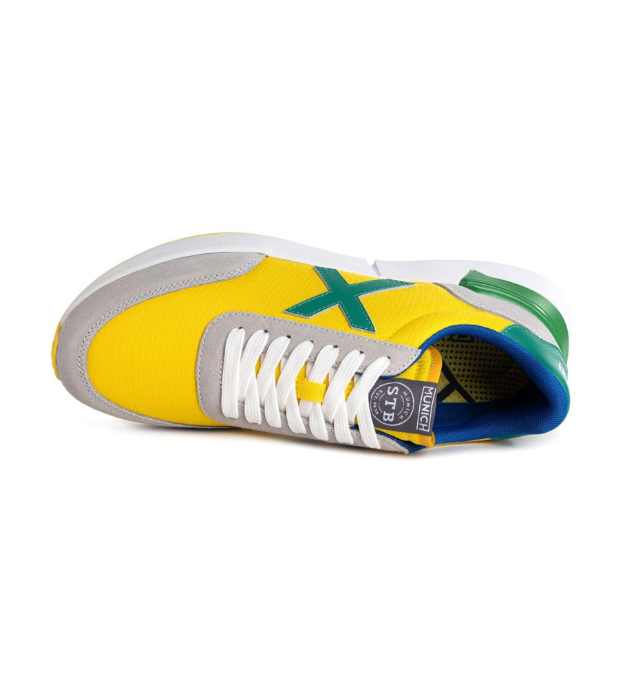 Tênis Munich Versus Brazil, tamanho 41, amarelo