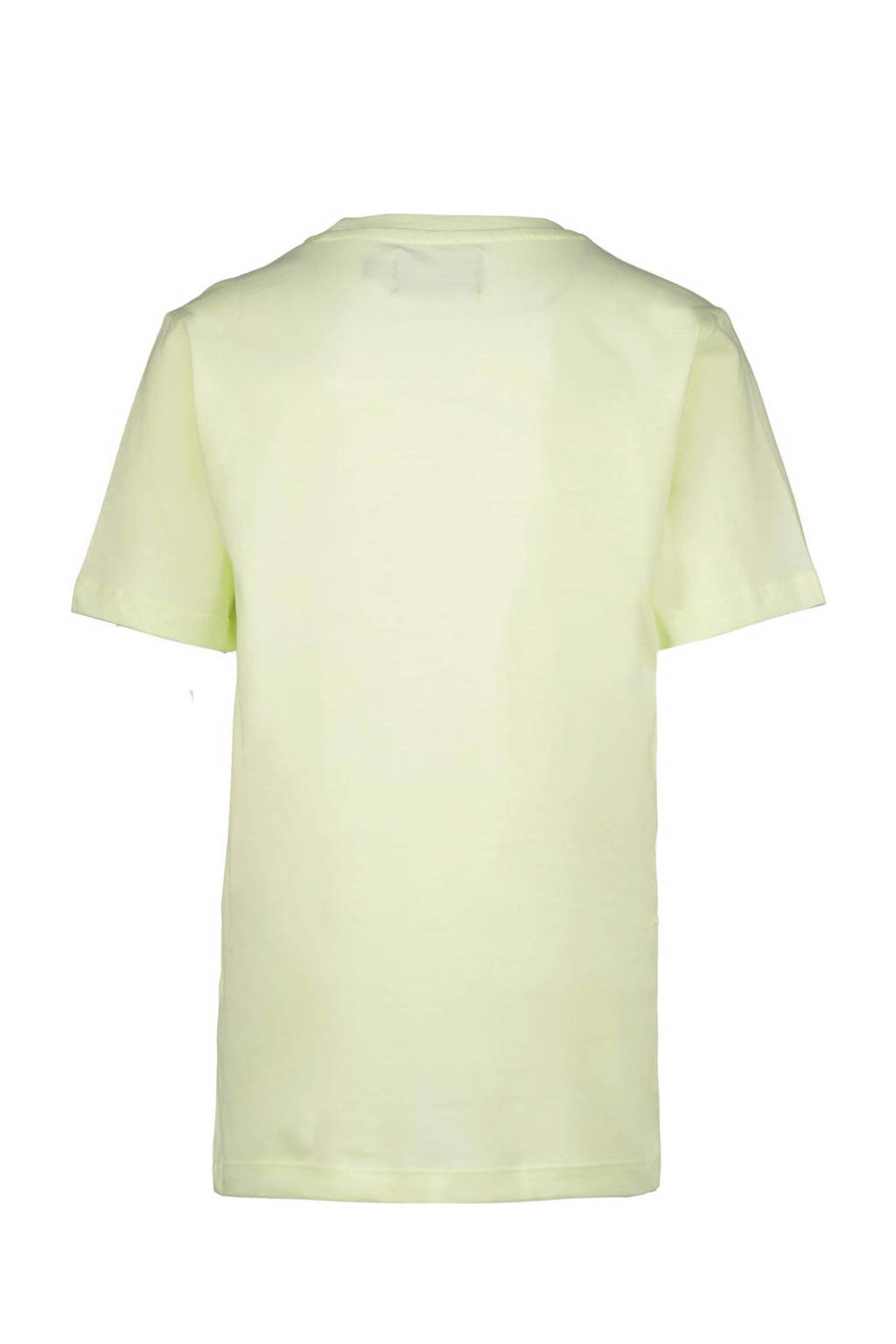 Raizzed T-shirt Hamilton met logo zacht limegroen