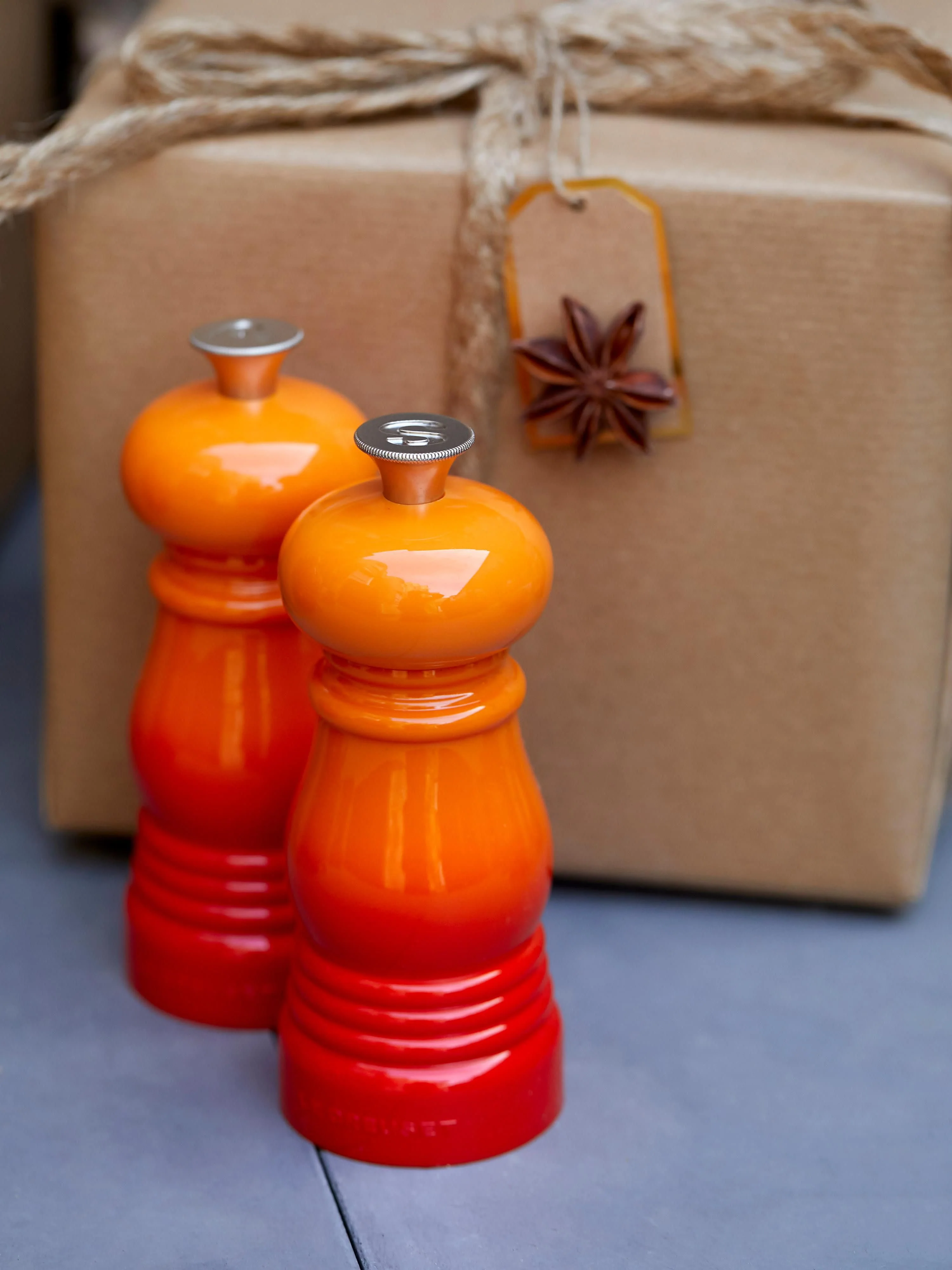 Zout- en pepermolen Creuset met keramische molen, 2-delig