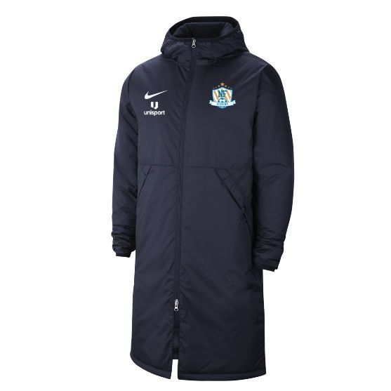 Nike Veste Imperméable Park 20 Long - Bleu Foncé/Blanc