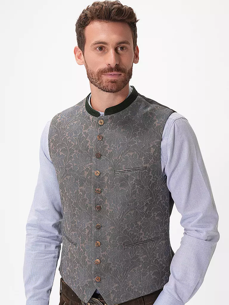 GOTTSEIDANK Trachtengilet KONSTANTIN blau