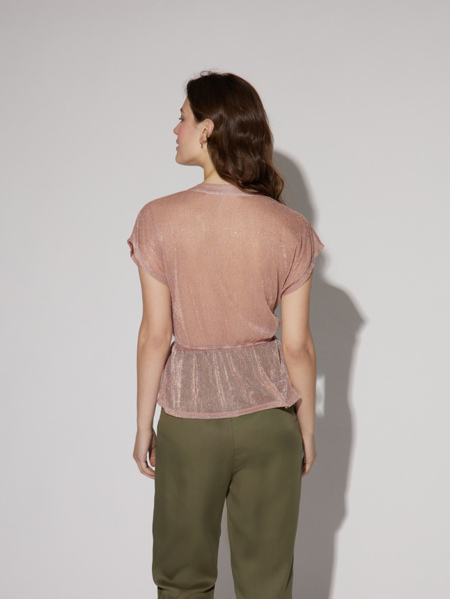 Blouse pailletée