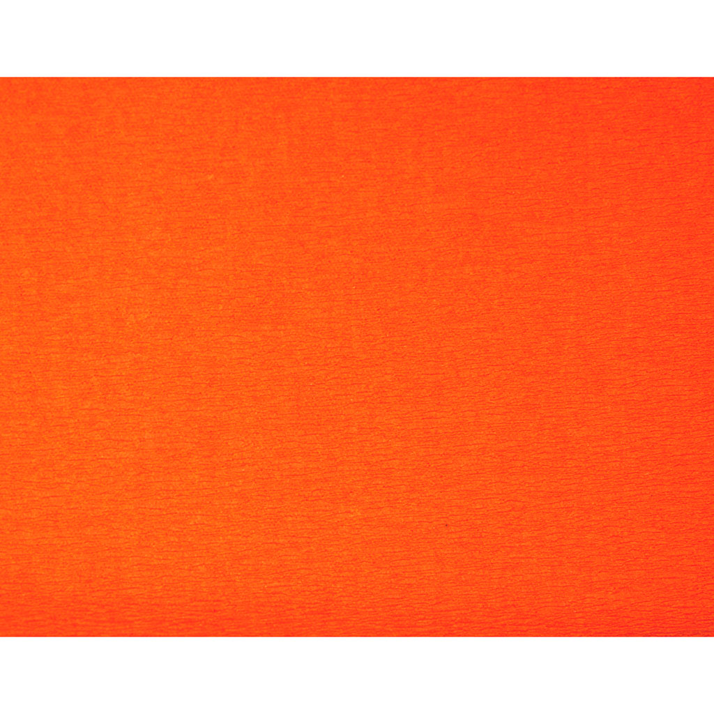 Feuille de papier crépon orange 50x200cm