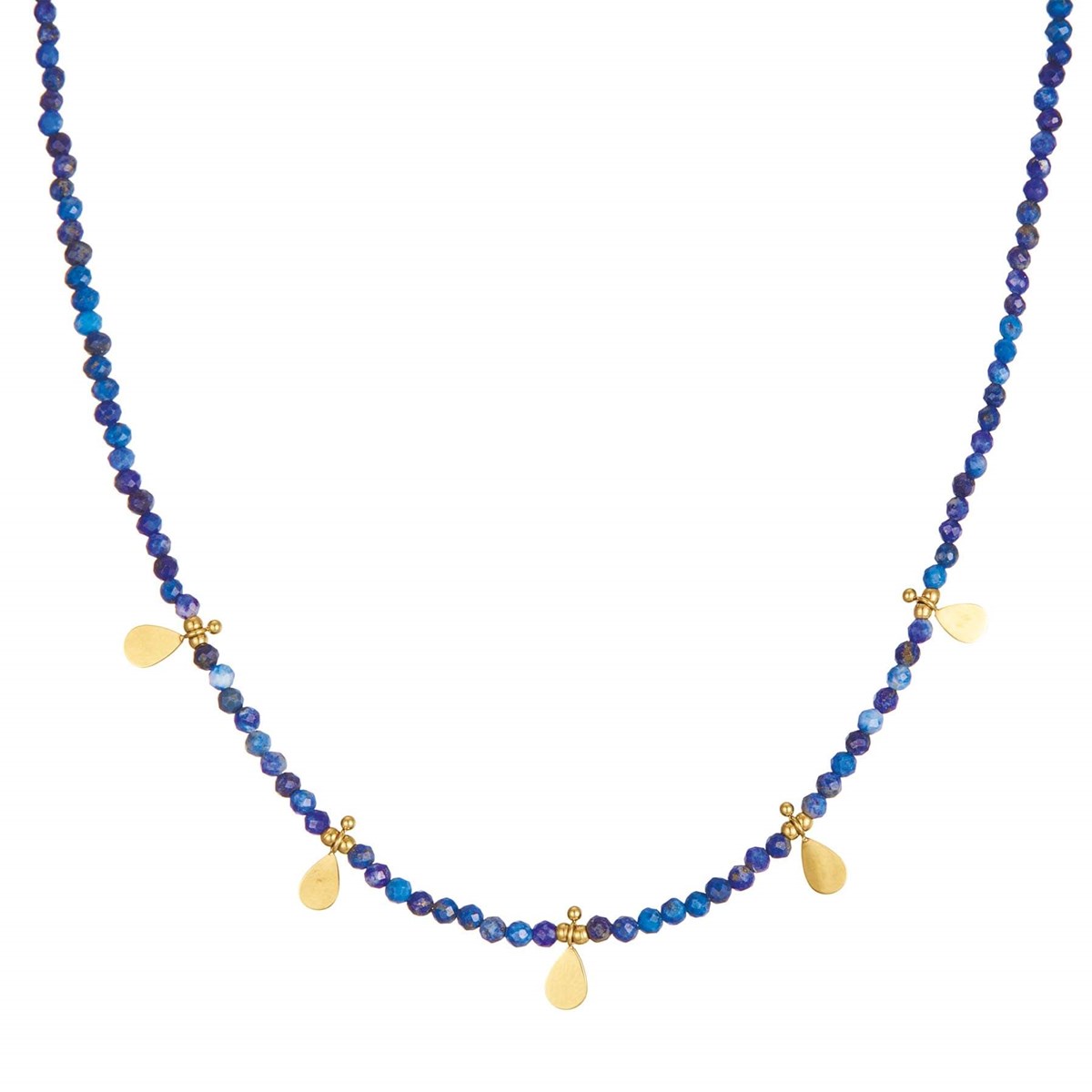 Collier Elioka pierres Lapis Lazuli