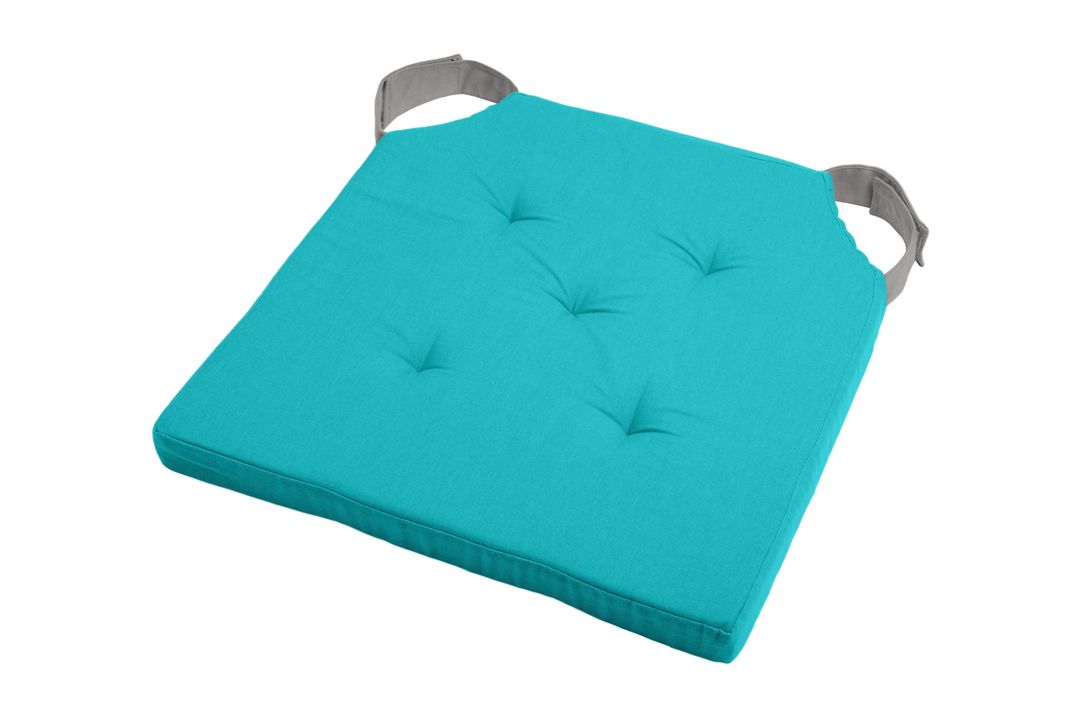 DUO GALETTE VELCRO 38X38X4 CELADON SOURIS