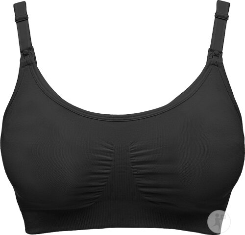 Medela Soutien-Gorge D'Allaitement Et D'Expression De Lait 3en1 Noir XXL 1 Pièce