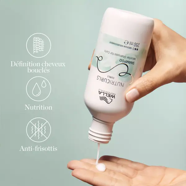 Shampoo Micelar Wella Professionals Nutricurls para Cabelos Cacheados 1L