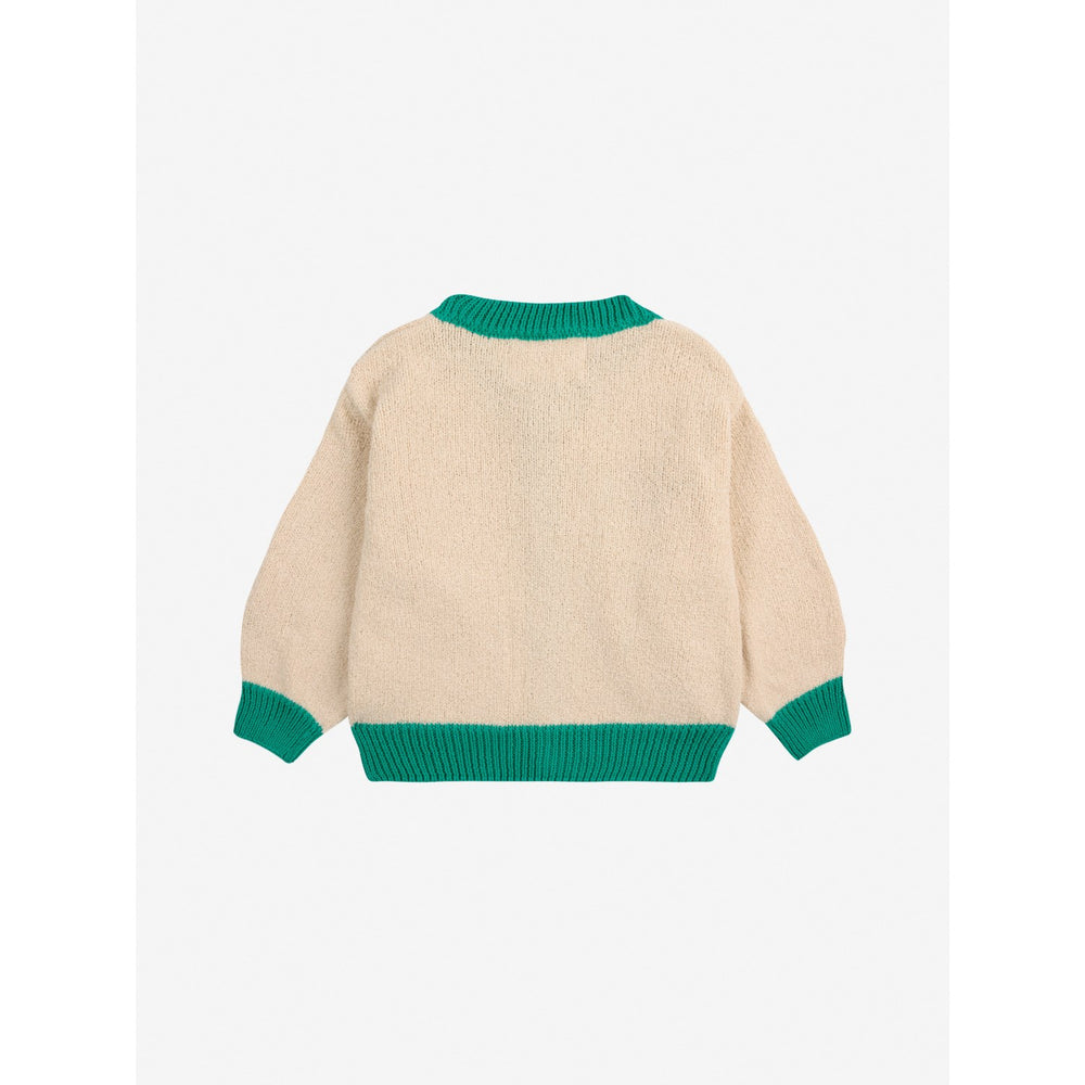 Køb Bobo Choses Offwhite Lucky Fish Cardigan