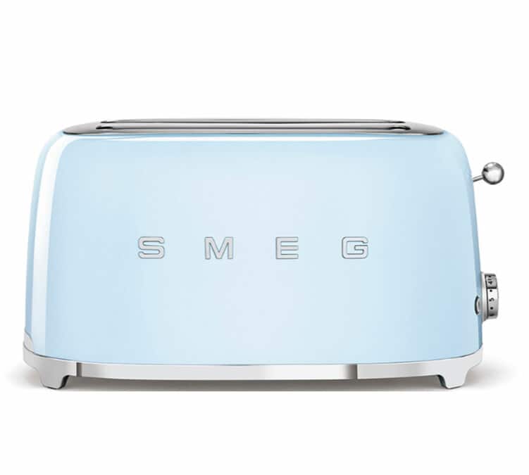 Grille-pain TSF02PBEU 4 tranches Bleu Azur - SMEG