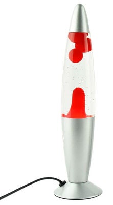 Robetoy Lavalampe 34 cm, Rød