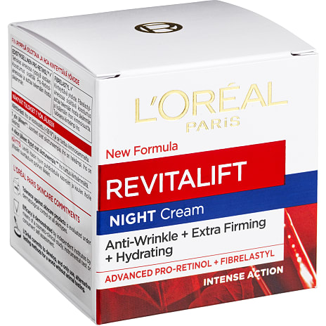 Anti-rynke natcreme m. pro-retinol og fibrelastyl