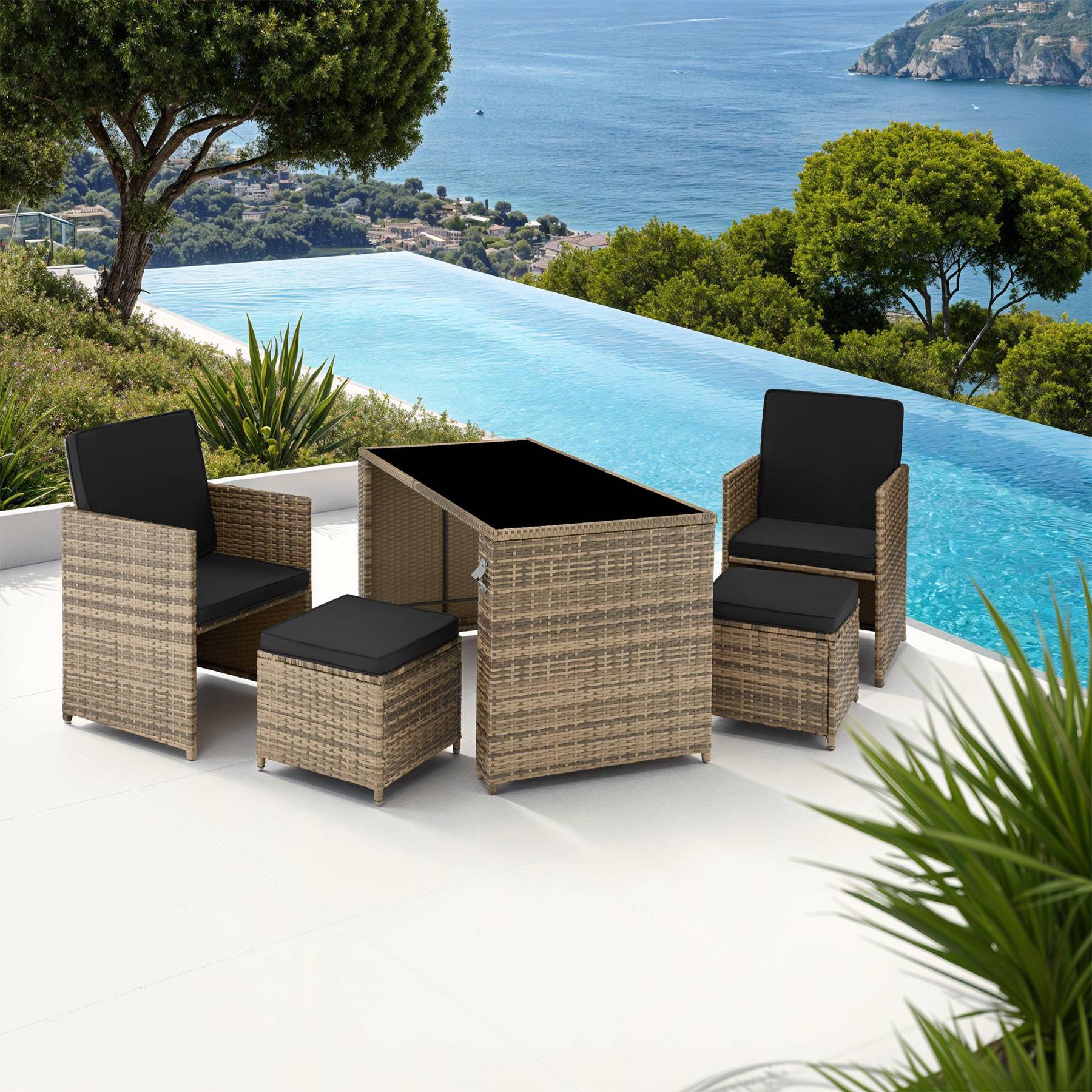 Rattan Sitzgruppe Palermo