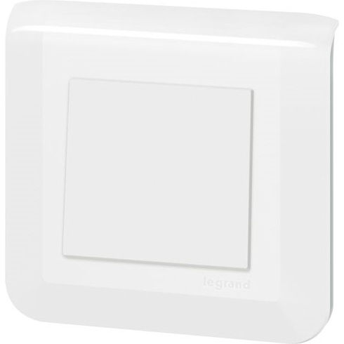 Interrupteur ou va-et-vient simple - Mosaic Easy-Led - complet - blanc