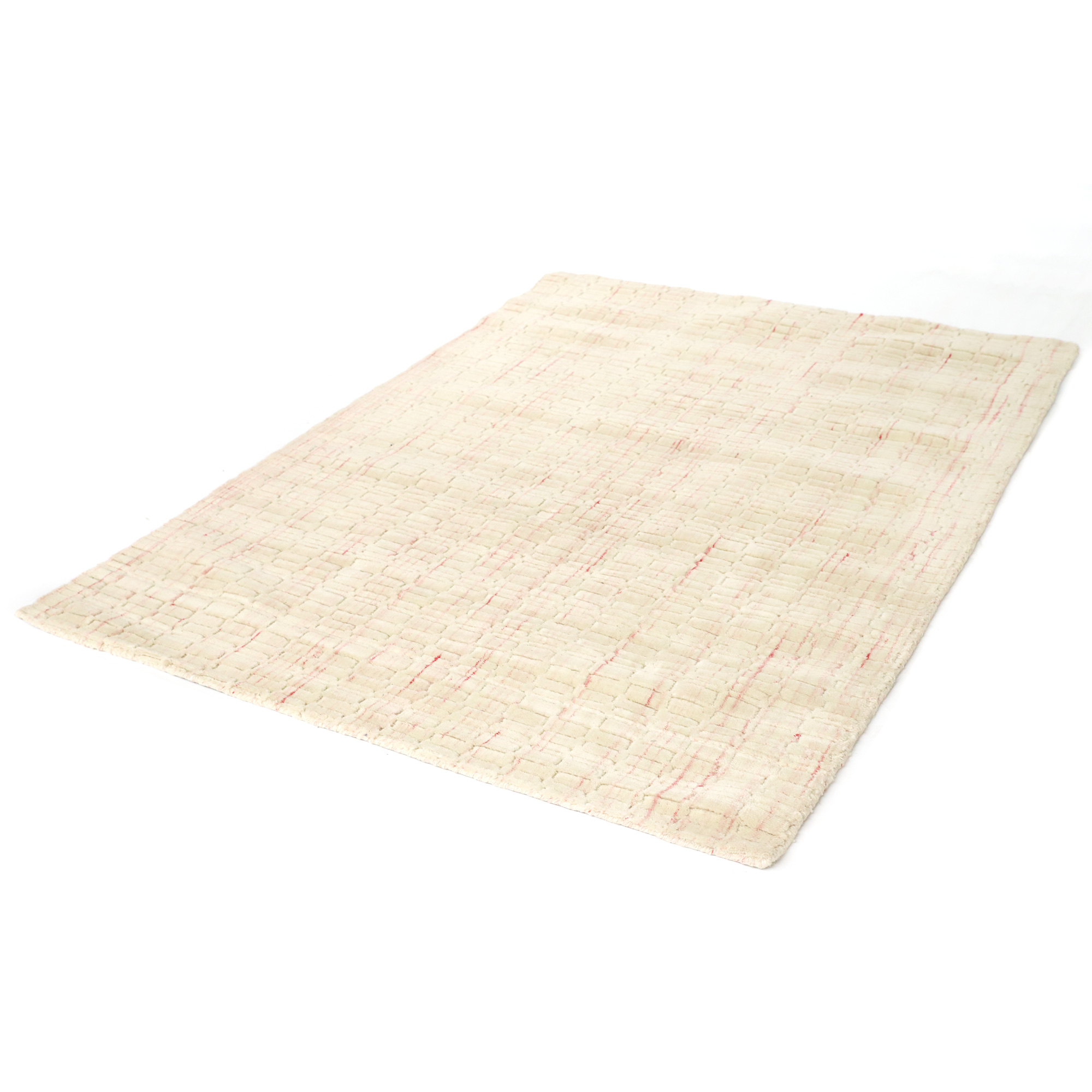 Teppich 'Calypso' beige-rot, B 200 cm, L 140 cm von fischer's lagerhaus