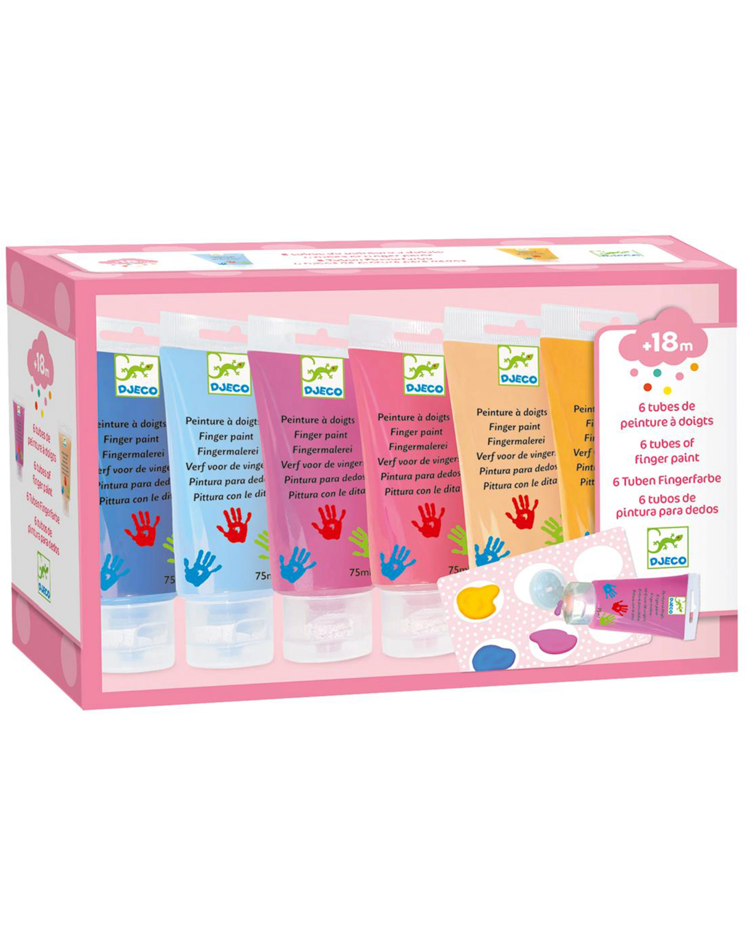 Fingerfarben SWEET 6-teilig in bunt