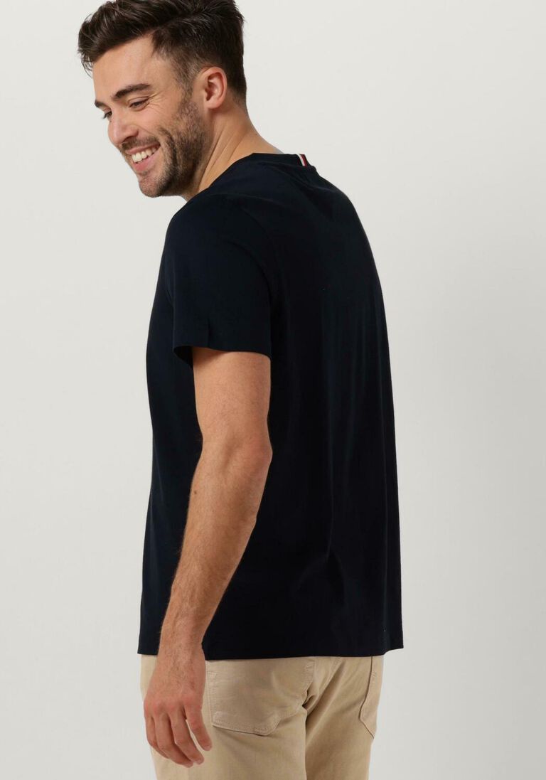 TOMMY HILFIGER donkerblauwe tommy hilfiger t-shirt monogram imd tee