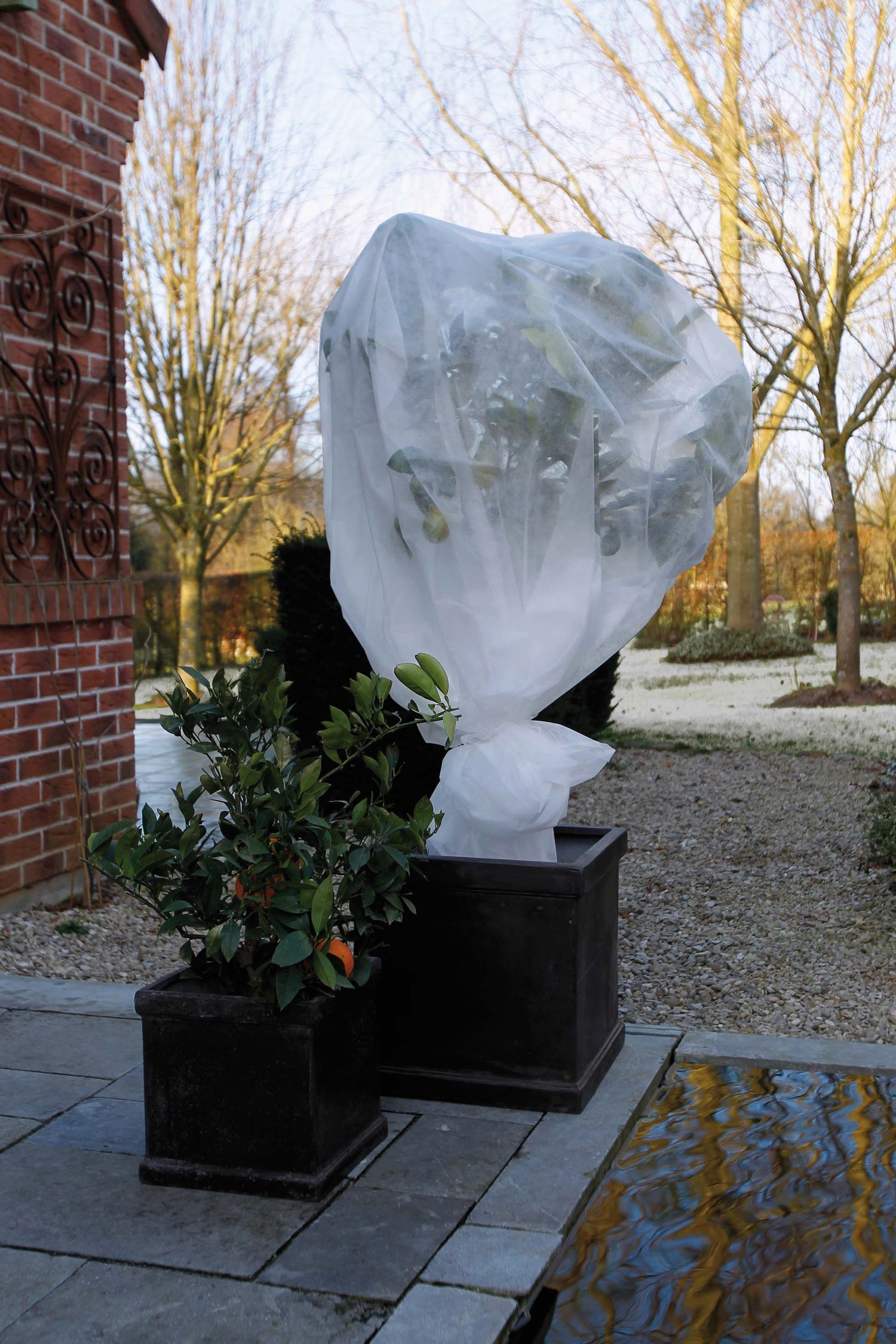Nature wintervlies 2 x 5m 30 g/m² wit