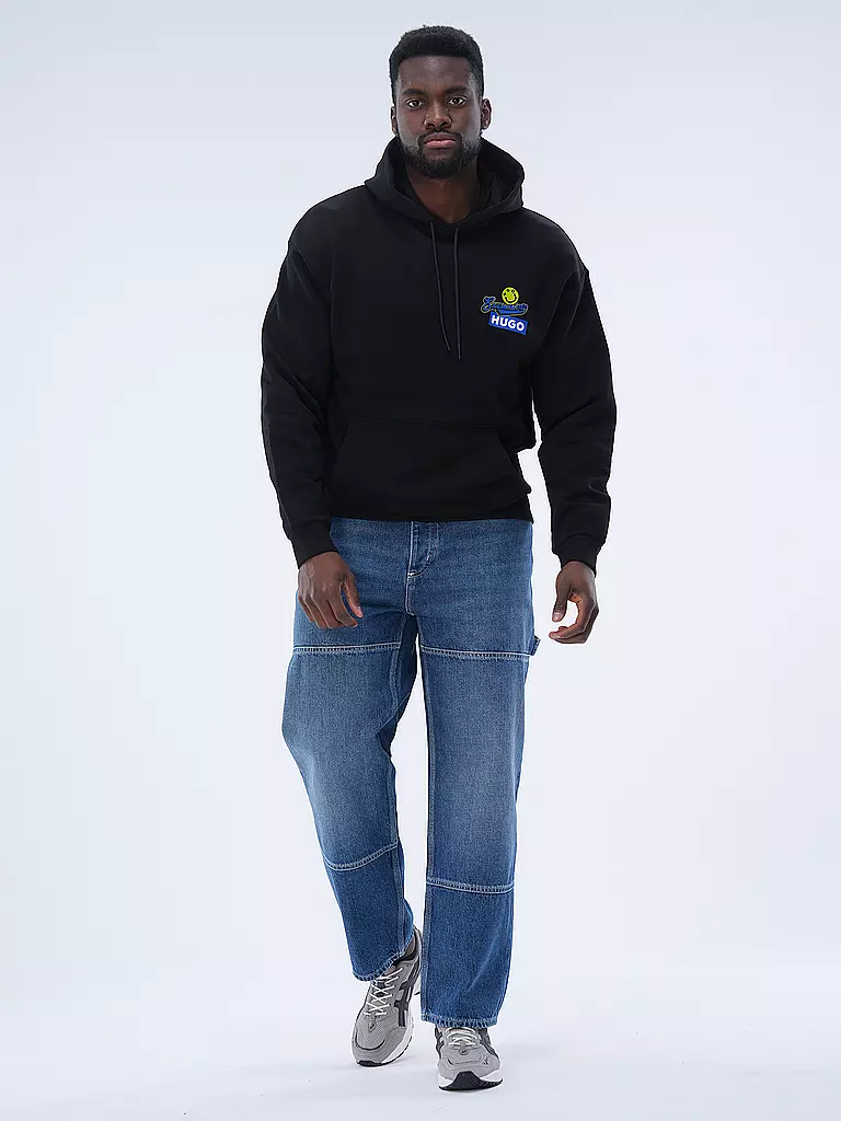 HUGO Kapuzensweater - Hoodie NERRAIN schwarz
