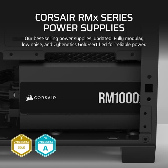 Corsair RM1000x strømforsyning 1.000W