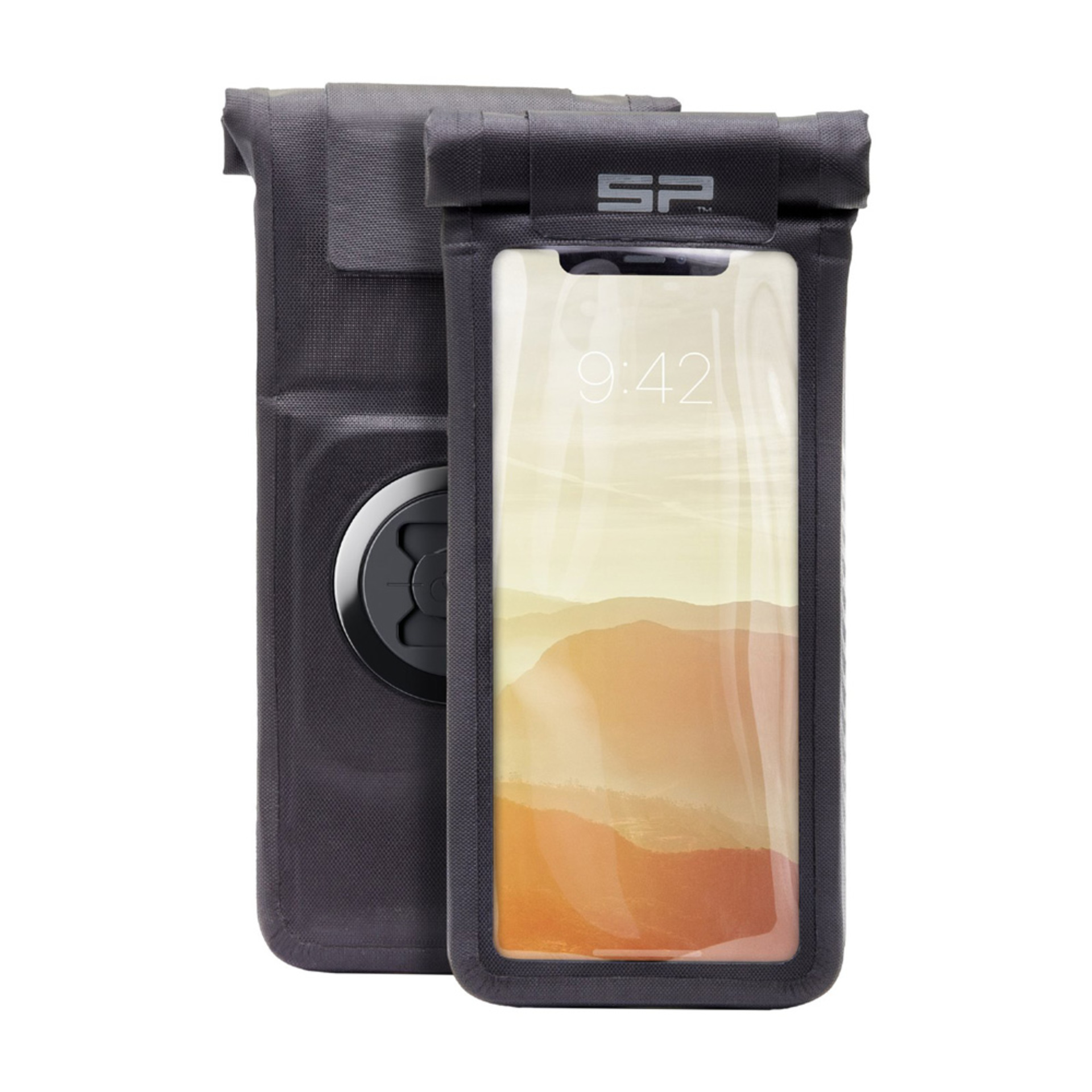 SP Connect Universal M Smartphonehoes Zwart
