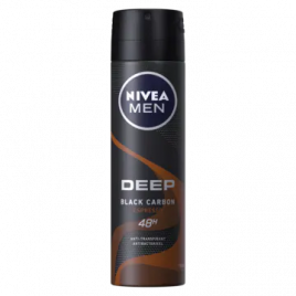 Nivea Deep black carbon espresso 48h anti-transpirant deodorant spray voor mannen (alleen beschikbaar binnen de EU)