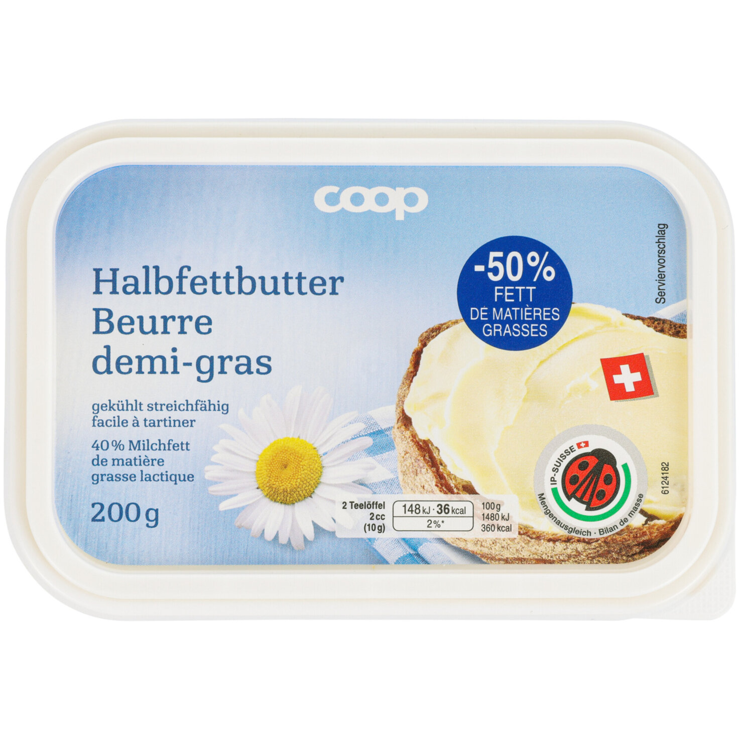 Halbfettbutter