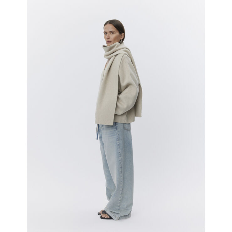 DAY Birger et Mikkelsen Desiree - Double Faced Wool Pistachio shell