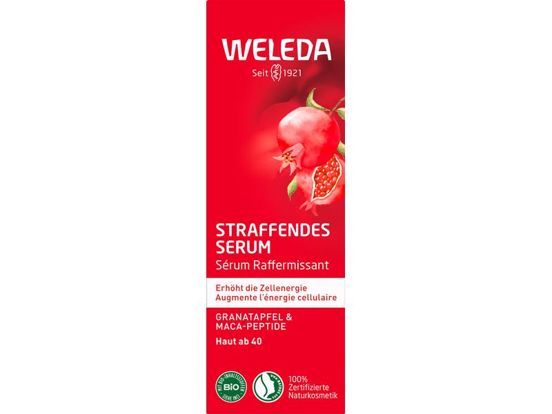 WELEDA Gesichtsserum Granatapfel und Maca-Peptide 30 ml Natürliches, straffendes Serum mildert Falten