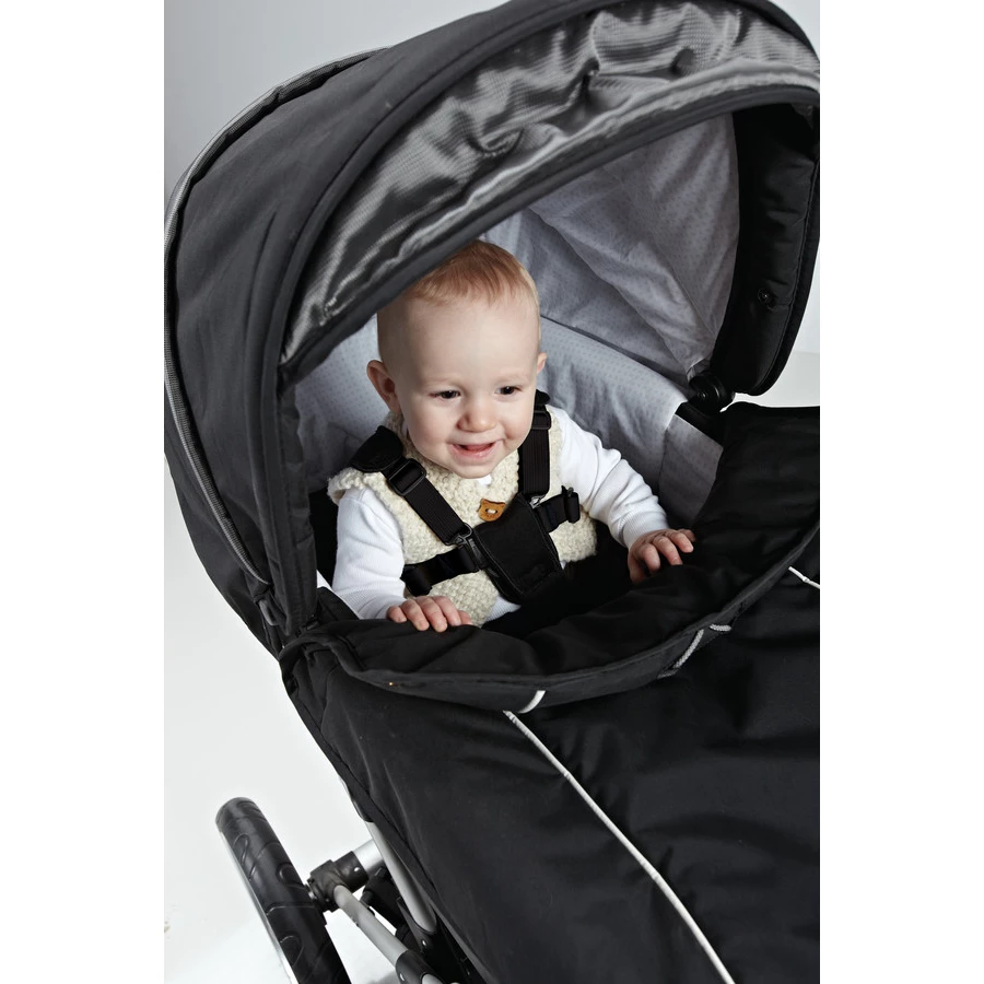 Baby Dan Sicherheitsgurt Lux für Kinderwagen schwarz