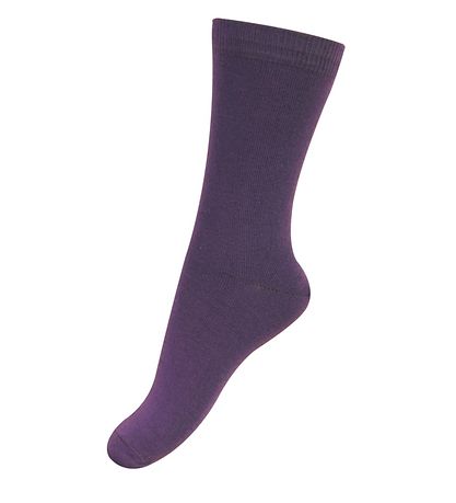 Melton Basic Socken - lila